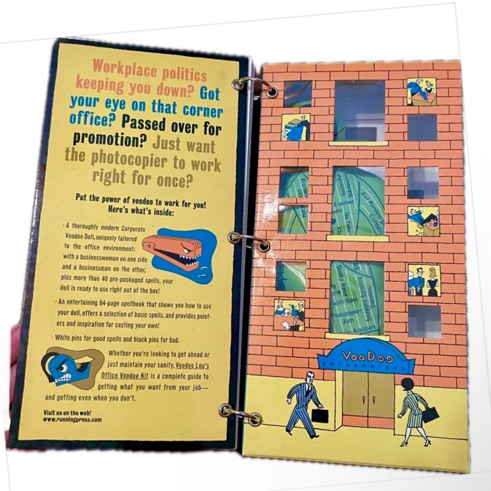 VOODOO LOU’s Office Voodoo Kit  Humorous Instruction Manual and Voodoo Doll Incl - Picture 2 of 14